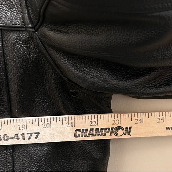 Z1R Bastion Black Leather Jacket Removable Lining Conceal/Carry Pockets - EUC+ - Picture 14 of 15